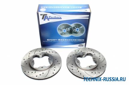 Тормозные диски 259mm с перфорацией и насечками Honda Accord V CC CD TA-TECHNIX EVOBS2140P