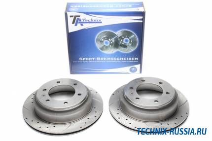 Тормозные диски 313mm с перфорацией и насечками Opel Monterey A+B TA-TECHNIX EVOBS2149P