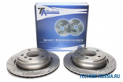 Тормозные диски 298 mm с перфорацией и насечками BMW 5er E39 TA-TECHNIX EVOBS2497P