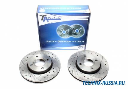 Тормозные диски 260mm с перфорацией и насечками Ford Escort V Cabriolet TA-TECHNIX EVOBS2530P