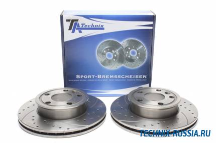 Тормозные диски 280 mm с перфорацией и насечками VW Transporter IV TA-TECHNIX EVOBS2723P