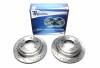 Тормозные диски 299,8mm с перфорацией и насечками Mitsubishi Pajero III TA-TECHNIX EVOBS2852P