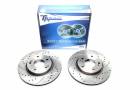 Тормозные диски 276mm с перфорацией и насечками Hyundai Santa Fe I TA-TECHNIX EVOBS2870P