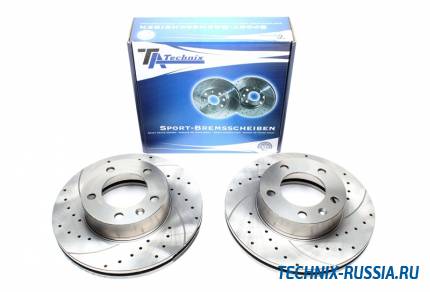 Тормозные диски 305,5mm с перфорацией и насечками Opel Kasten TA-TECHNIX EVOBS2881P