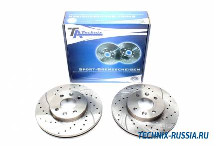 Тормозные диски 262mm с перфорацией и насечками Renault Laguna I Grandtour TA-TECHNIX EVOBS2906P