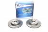 Тормозные диски 259mm с перфорацией и насечками Renault Megane I Grandtour KA_ TA-TECHNIX EVOBS2907P