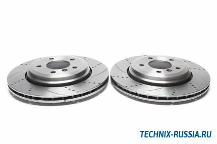 Тормозные диски 320 mm с перфорацией и насечками BMW 3er E46 TA-TECHNIX EVOBS2914P