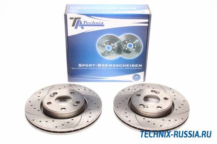 Тормозные диски 280mm с перфорацией и насечками Renault Laguna I Grandtour TA-TECHNIX EVOBS2930P