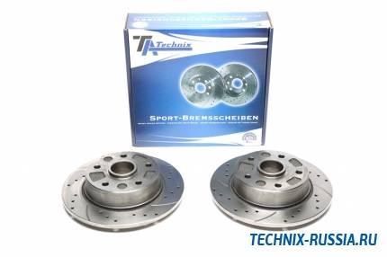 Тормозные диски 259mm с перфорацией и насечками Mazda 626 TA-TECHNIX EVOBS3119P