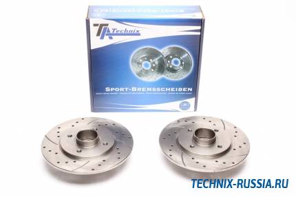 Тормозные диски 238mm с перфорацией и насечками Renault R19 I+II B/C TA-TECHNIX EVOBS3190P