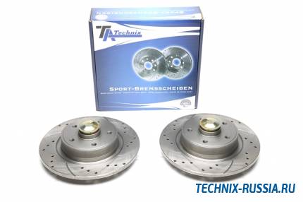 Тормозные диски 274mm с перфорацией и насечками Renault Laguna II TA-TECHNIX EVOBS3192BSP