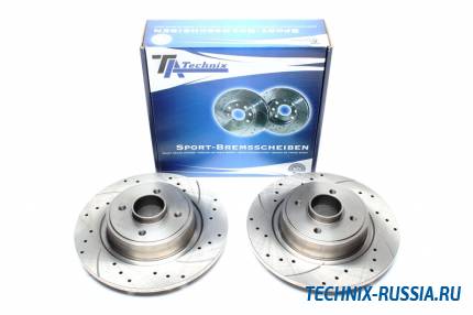 Тормозные диски 274mm с перфорацией и насечками Renault Megane Scenic TA-TECHNIX EVOBS3215P