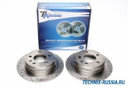 Тормозные диски 284mm с перфорацией и насечками BMW 6er Serie TA-TECHNIX EVOBS4038P