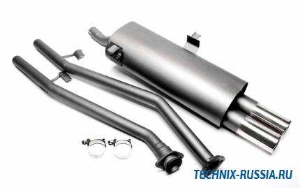 Спортивный глушитель 2x76mm BMW 3er E30 TA-TECHNIX EVOE304E276