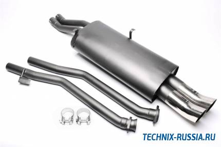 Спортивный глушитель 2x76mm DTM BMW 3er E30 320i/325i TA-TECHNIX EVOE306ED76