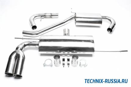 Выхлоп catback из нержавеющей стали 2x76mm Audi A3 8P 1,4 / 1,6 / 1,8 / 2,0 / 1,9 TDI / 2,0 TDI TA-TECHNIX *EVOG5AE276-1